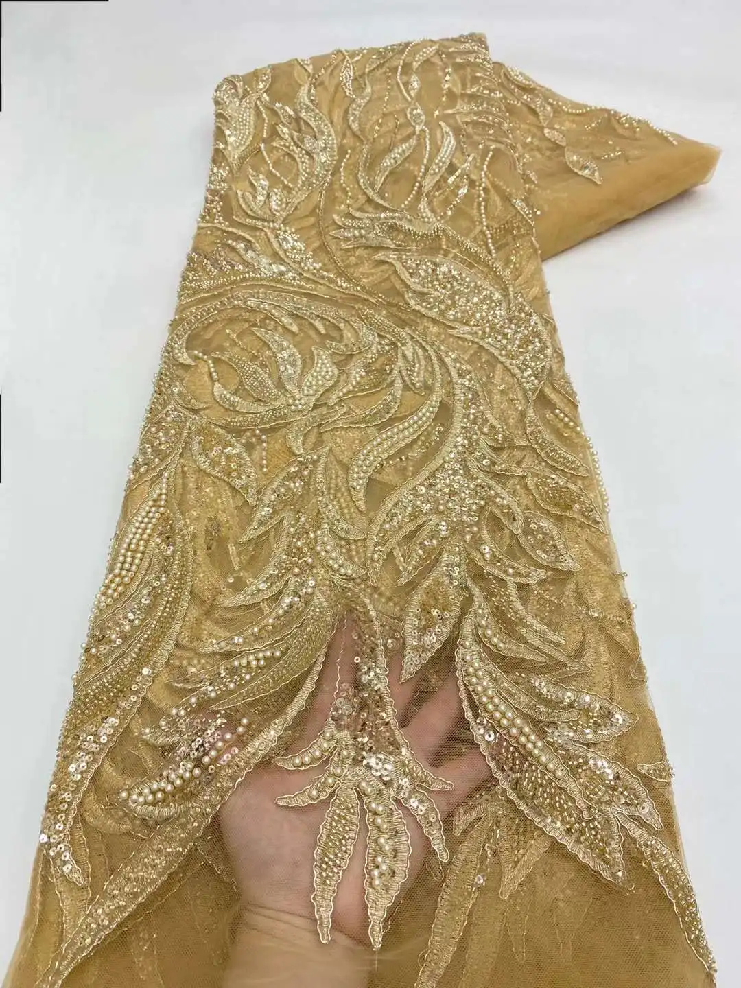 Nigerian tube Beaded Lace Fabric With Sequins For Wedding 2024 High Quality Tulle Lace French African Lace Fabric XZ
Nigerian tube Beaded Lace Fabric With Sequins For Wedding 2024 High Quality Tulle Lace French African Lace Fabric XZ
