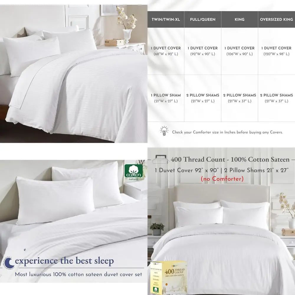 Комплект пододеяльников в полоску из 100% хлопка размера «queen-sateen», 400 нитей, 2 подушки, комплект постельного белья из 3 предметов
Комплект пододеяльников в полоску из 100% хлопка размера «queen-sateen», 400 нитей, 2 подушки, комплект постельного белья из 3 предметов