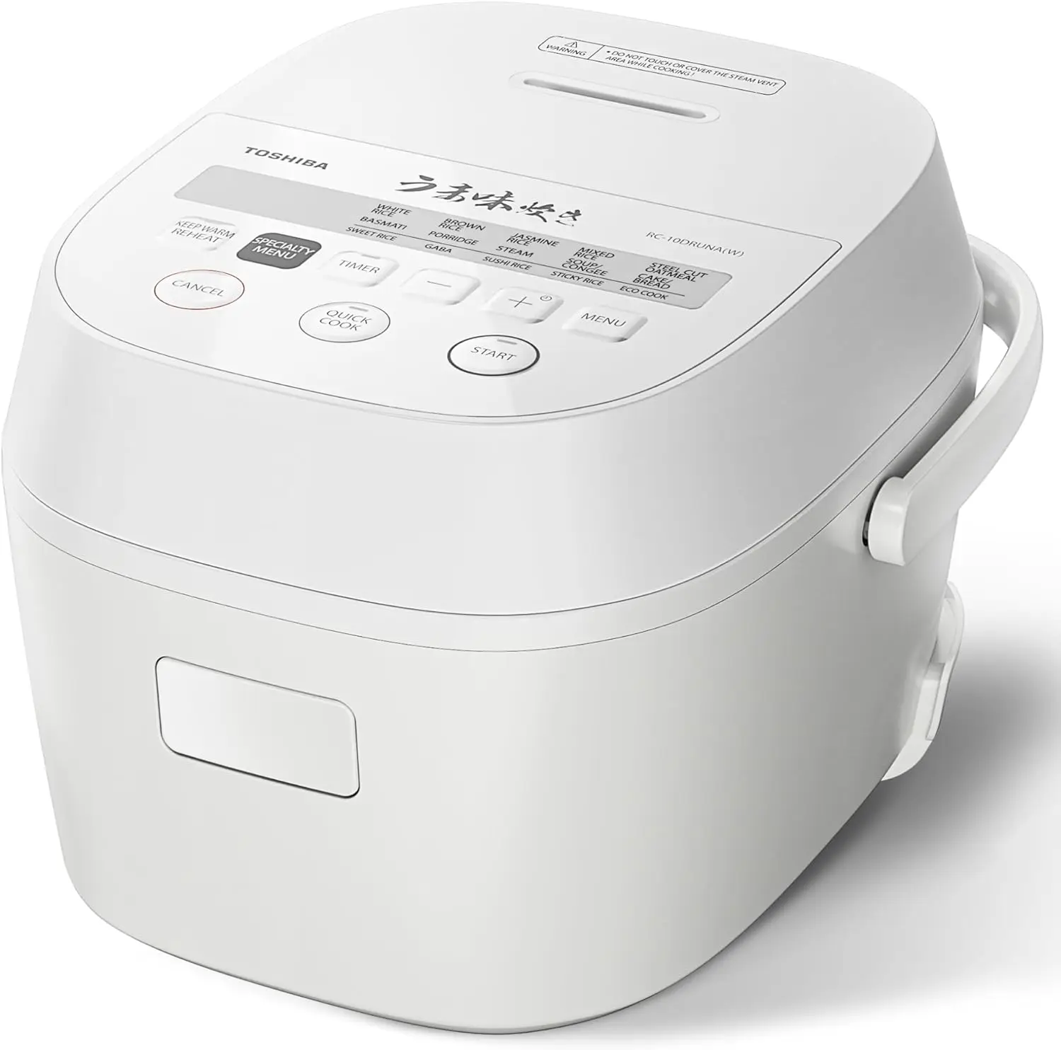 5.5-Cup Fuzzy Logic Rice Cooker, 15-in-1, Digital Display, Delay Timer, Keep Warm, Nonstick Inner Pot, White
5.5-Cup Fuzzy Logic Rice Cooker, 15-in-1, Digital Display, Delay Timer, Keep Warm, Nonstick Inner Pot, White