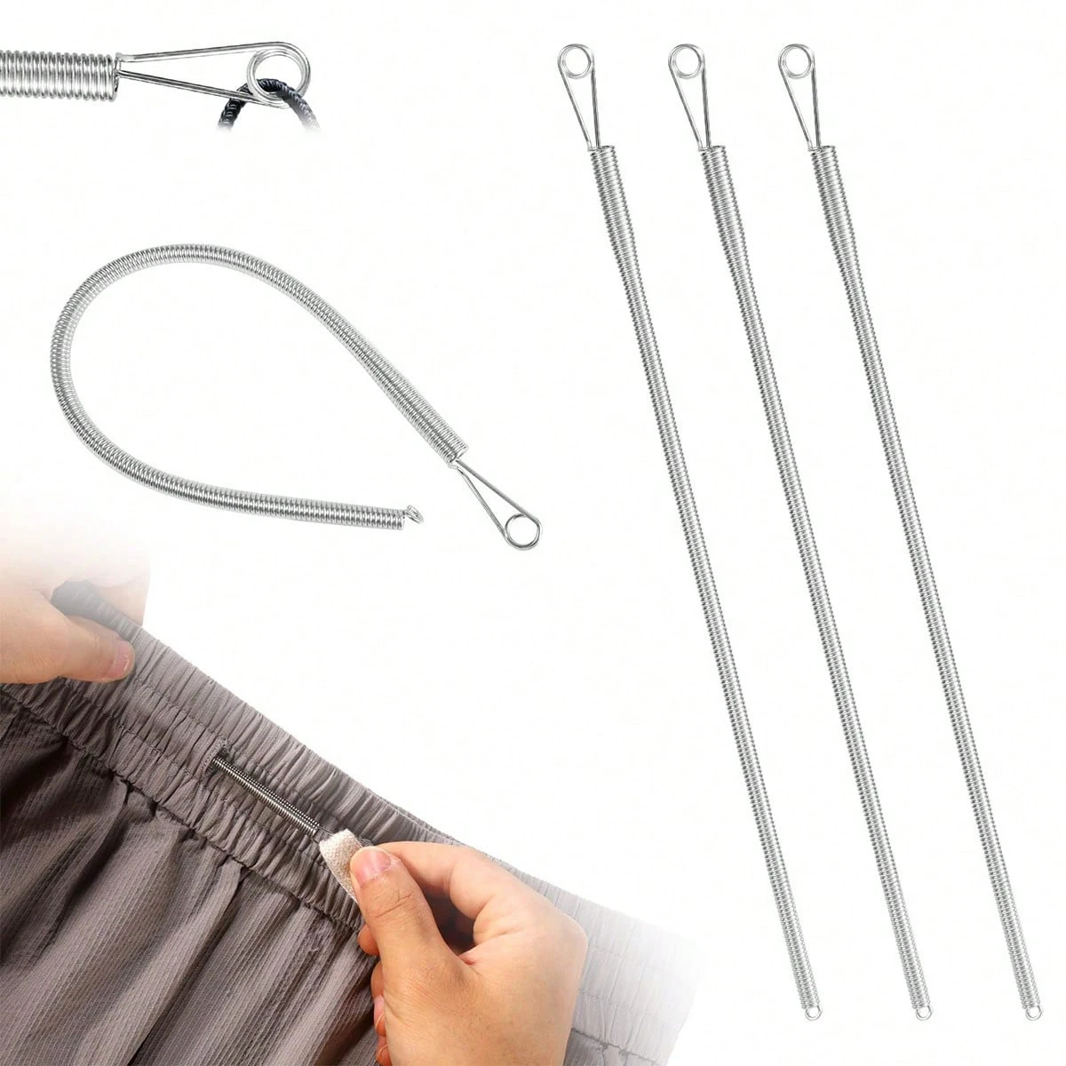 1PCS Bendable Spring Drawstring Threader Clip, for Jackets Hoodies Pants Shorts, DIY Sewing Accessories
1PCS Bendable Spring Drawstring Threader Clip, for Jackets Hoodies Pants Shorts, DIY Sewing Accessories