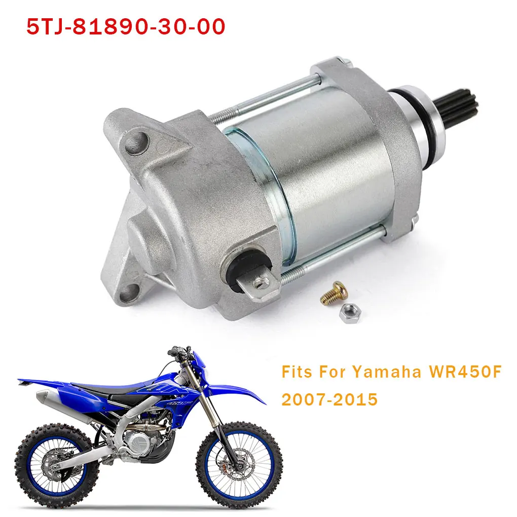 Начальная мощность WR450F 07-15, Стартерный двигатель премиум-класса, детали двигателя мотоцикла, Стартерный двигатель
Начальная мощность WR450F 07-15, Стартерный двигатель премиум-класса, детали двигателя мотоцикла, Стартерный двигатель