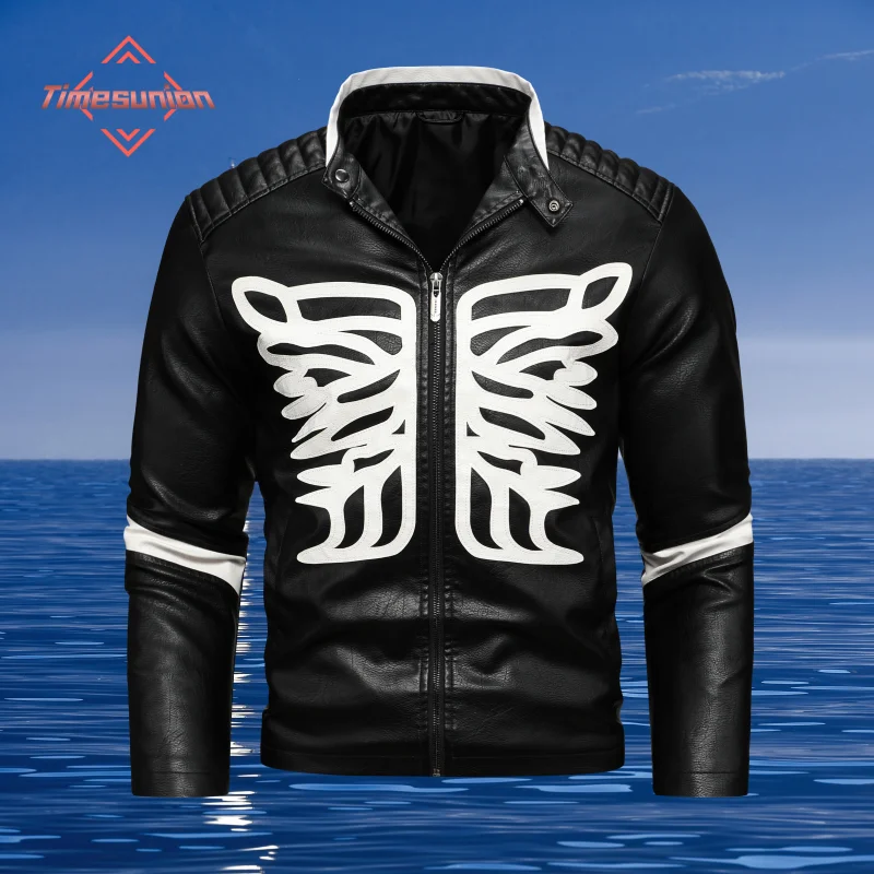 Осень новая мужская кожаная куртка Высококачественная вышивка стоящий воротник Slim Fit куртка корейская модная мотоцикл пальто мужская одежда 
Осень новая мужская кожаная куртка Высококачественная вышивка стоящий воротник Slim Fit куртка корейская модная мотоцикл пальто мужская одежда