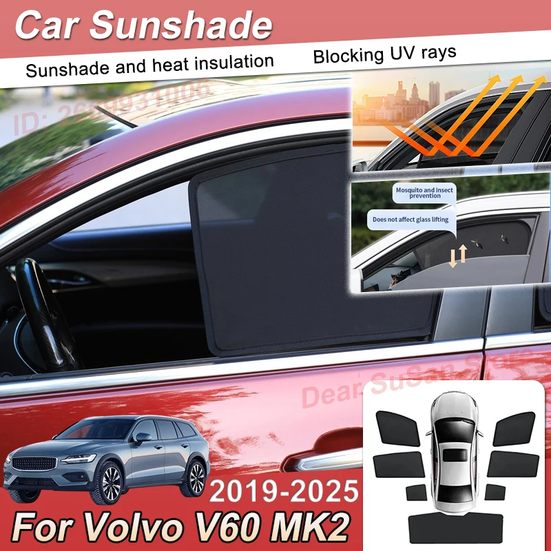 For Volvo V60 Body Kit 2019~2025 Auto Magnetic Mesh Sunshades Sunscreen Window Windshield Sun Shade Visors Parts Car Accessories
For Volvo V60 Body Kit 2019~2025 Auto Magnetic Mesh Sunshades Sunscreen Window Windshield Sun Shade Visors Parts Car Accessories