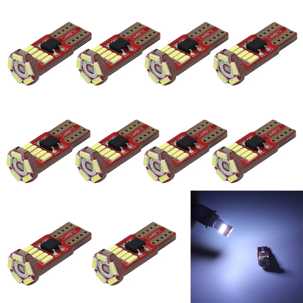 10pcs 15SMD T10 4014 LED Car Side Marker Light Lamp Canbus No Error Interior Bulb Clearance Reading Dome Light Indicator Bulbs
10pcs 15SMD T10 4014 LED Car Side Marker Light Lamp Canbus No Error Interior Bulb Clearance Reading Dome Light Indicator Bulbs