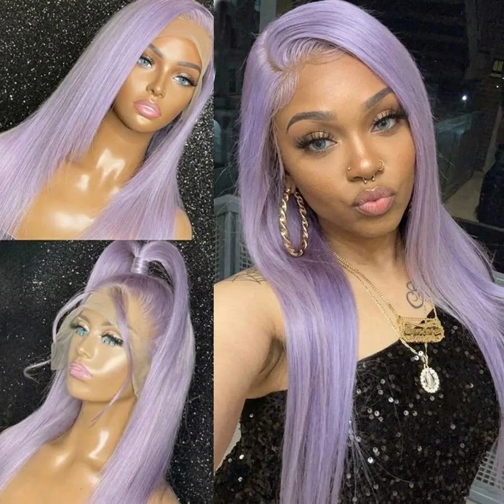 13x6 Hd Lace Human Hair Wigs Light Purple Lace Frontal Wig Bone Straight Wigs For Black Women 180 200 220 Density Remy Brazilian Human Hair Lace Front Wig Pre Plucked
13x6 Hd Lace Human Hair Wigs Light Purple Lace Frontal Wig Bone Straight Wigs For Black Women 180 200 220 Density Remy Brazilian Human Hair Lace Front Wig Pre Plucked