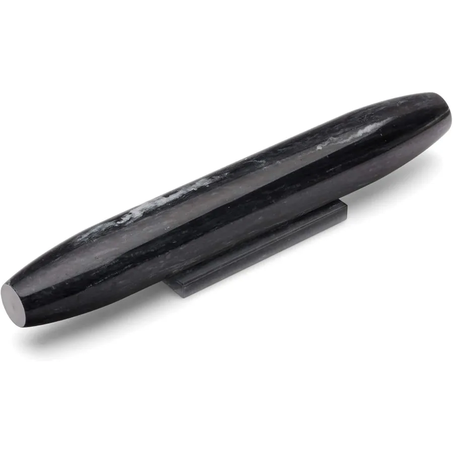 48759 Скалка из черного мрамора во французском стиле, 2 x 12 x 2 дюйма
48759 Скалка из черного мрамора во французском стиле, 2 x 12 x 2 дюйма