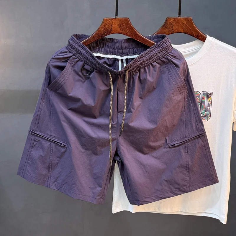 Лето 2023, новые мужские шорты в стиле ретро, свободные, быстросохнущие, дышащие, эластичные, повседневные пляжные брюки с пятью точками
Лето 2023, новые мужские шорты в стиле ретро, свободные, быстросохнущие, дышащие, эластичные, повседневные пляжные брюки с пятью точками