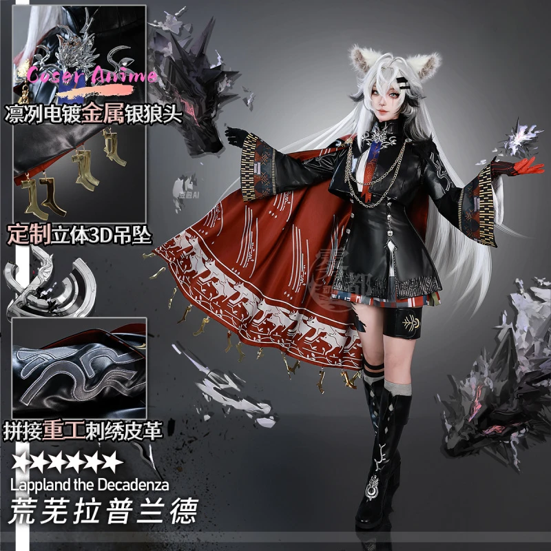 Game Arknights Lappland Cosplay Costume Uniform Halloween Carnival Party Christmas Play Role Clothes Clothing
Game Arknights Lappland Cosplay Costume Uniform Halloween Carnival Party Christmas Play Role Clothes Clothing