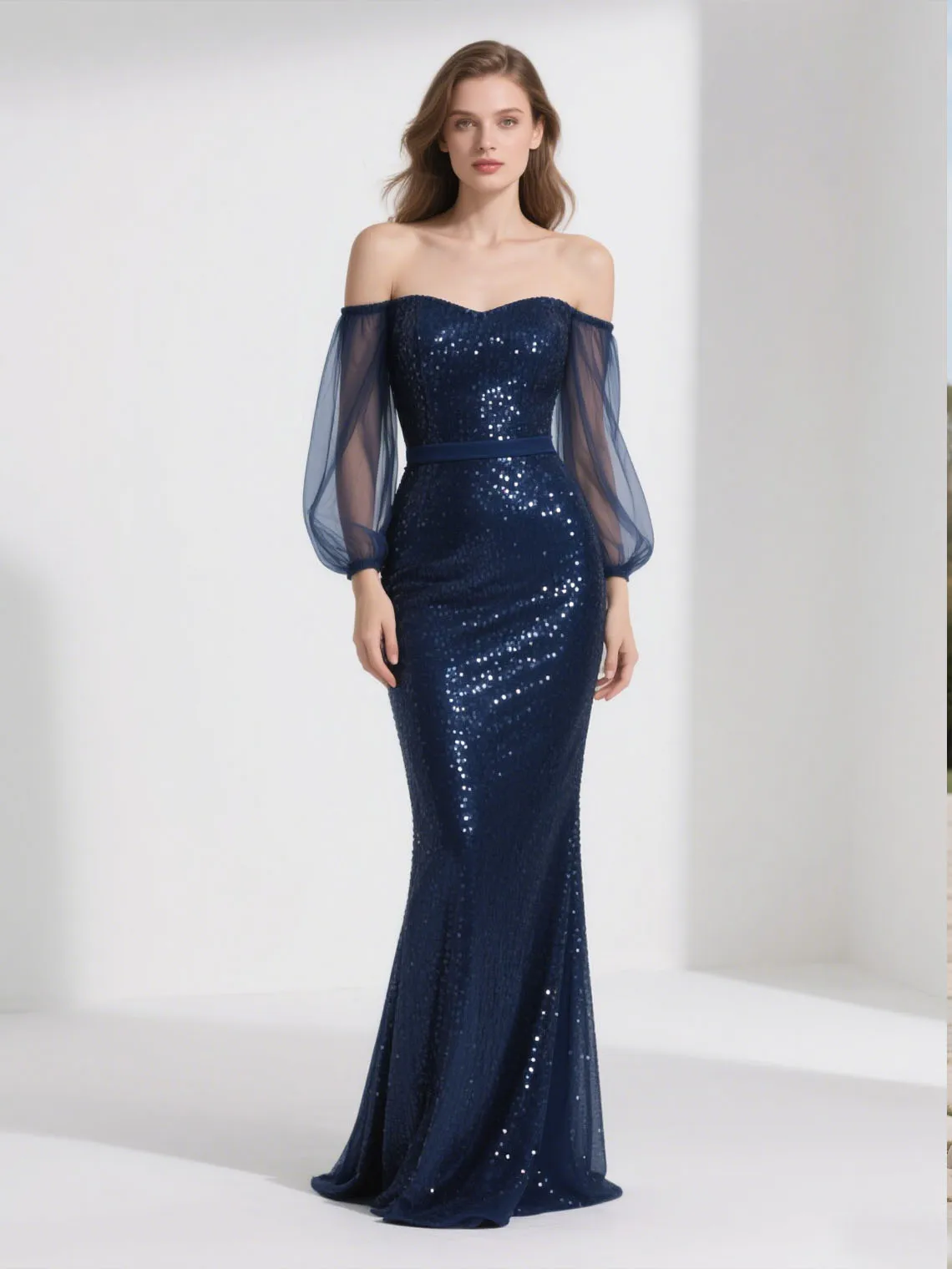 Sparkle Sequin Mermaid Long Evening Gown Sexy Strapless Floor Length Prom Gown Long Sleeves Celebrity Dress 2025 Free Customized
Sparkle Sequin Mermaid Long Evening Gown Sexy Strapless Floor Length Prom Gown Long Sleeves Celebrity Dress 2025 Free Customized