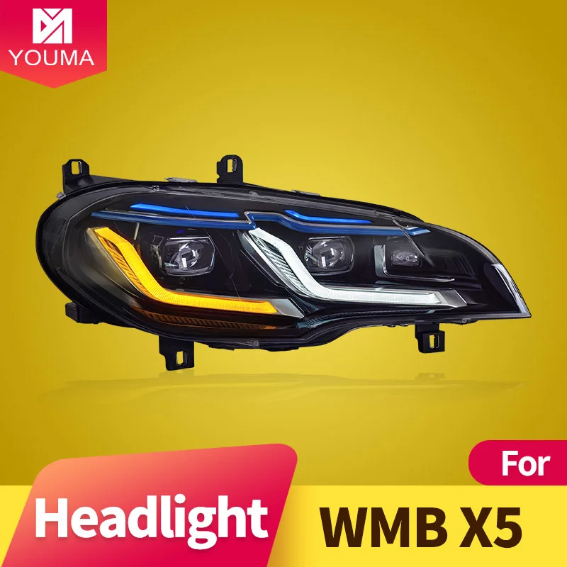 Car Styling Head Lamp for BMW X5 Headlights 2007-2013 E70 LED Laser Style DRL Signal Lamp LED Automotive Accessories
Car Styling Head Lamp for BMW X5 Headlights 2007-2013 E70 LED Laser Style DRL Signal Lamp LED Automotive Accessories