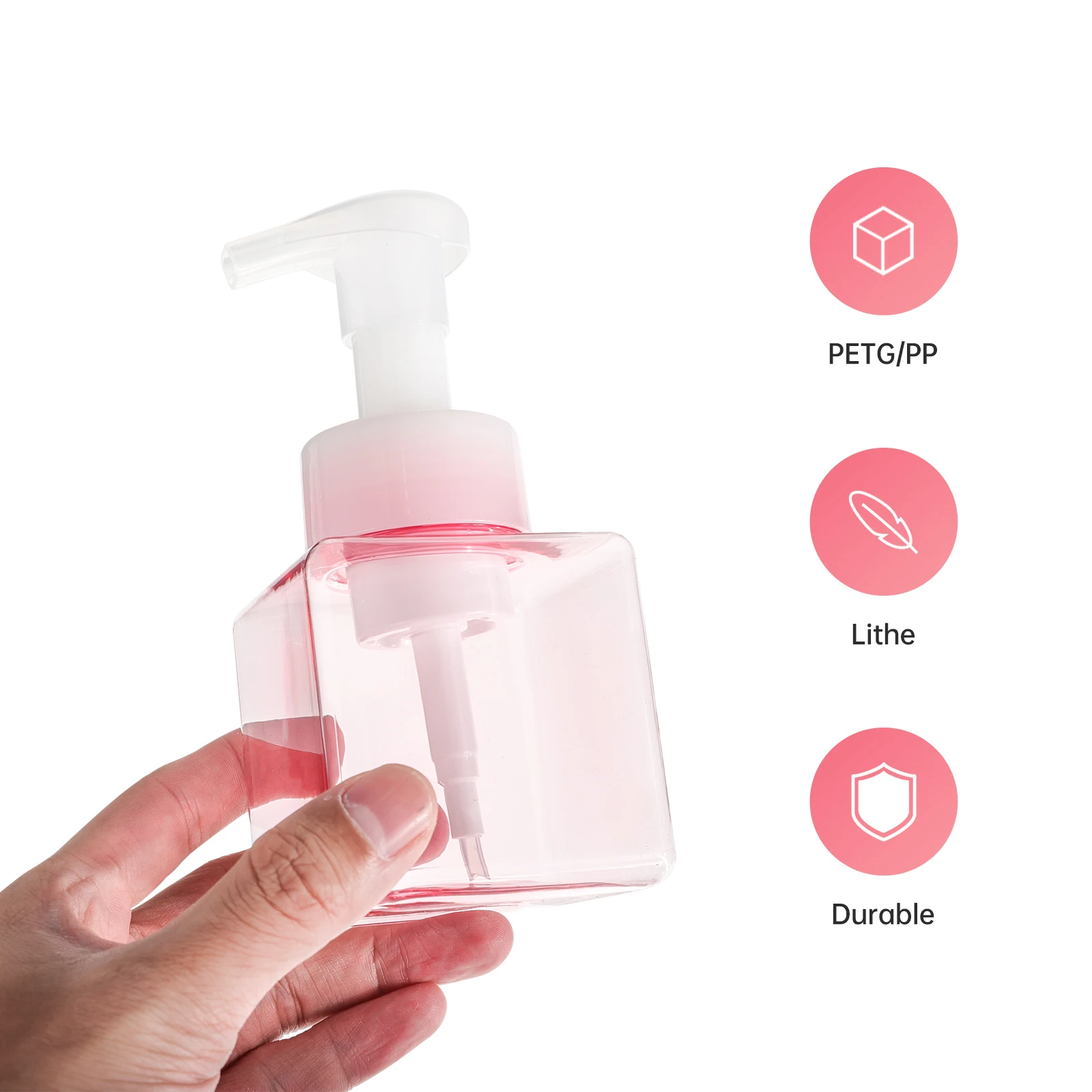 2 Pcs Travel Bottles Mini Soap Dispenser Pink Storage Containers Reusable Bath Gel Flask Mousse Bubble Portable PETG PP
2 Pcs Travel Bottles Mini Soap Dispenser Pink Storage Containers Reusable Bath Gel Flask Mousse Bubble Portable PETG PP