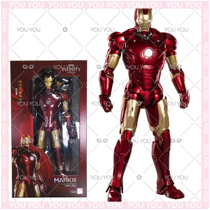 Игрушка ZD 1/5 Железный человек 36 см Mk3 Original Legends 10th Anniversary Collection, модель Тони Старка, фигурка, детские игрушки, подарки
Игрушка ZD 1/5 Железный человек 36 см Mk3 Original Legends 10th Anniversary Collection, модель Тони Старка, фигурка, детские игрушки, подарки