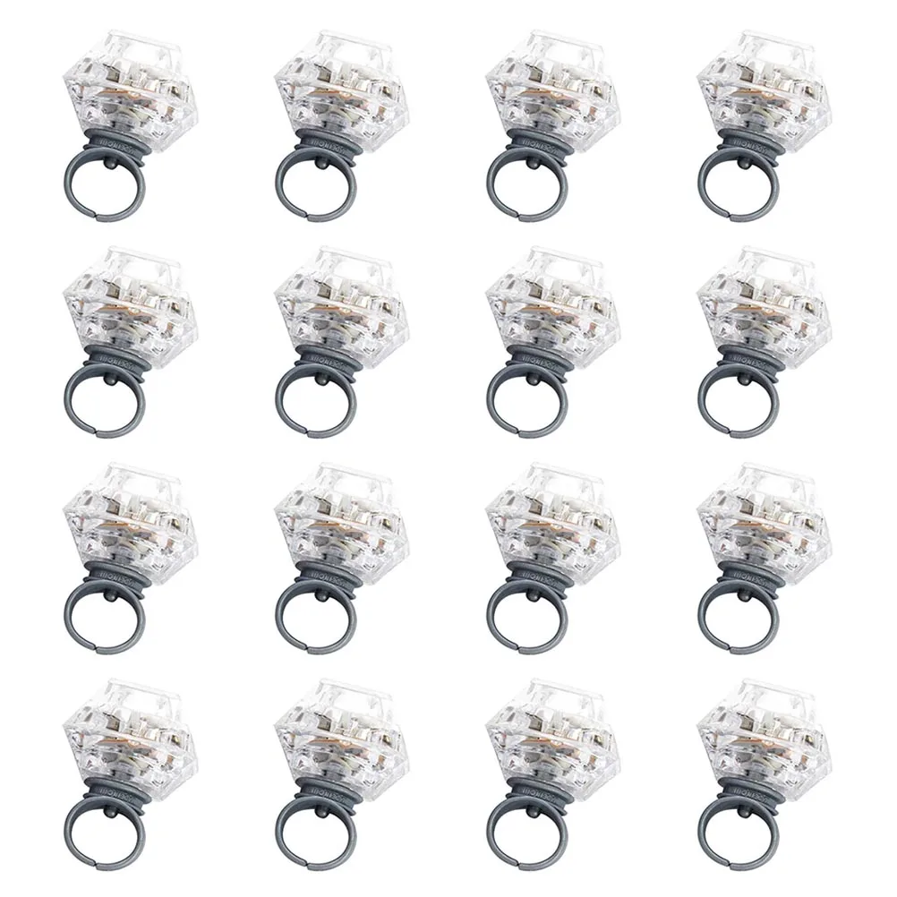 16pcs LED Light Up Ring Glow Toys Gifts Plastic Comfortable Wear Cool Party Favors Red Blue Green Colors Birthday Festival Kids
16pcs LED Light Up Ring Glow Toys Gifts Plastic Comfortable Wear Cool Party Favors Red Blue Green Colors Birthday Festival Kids
