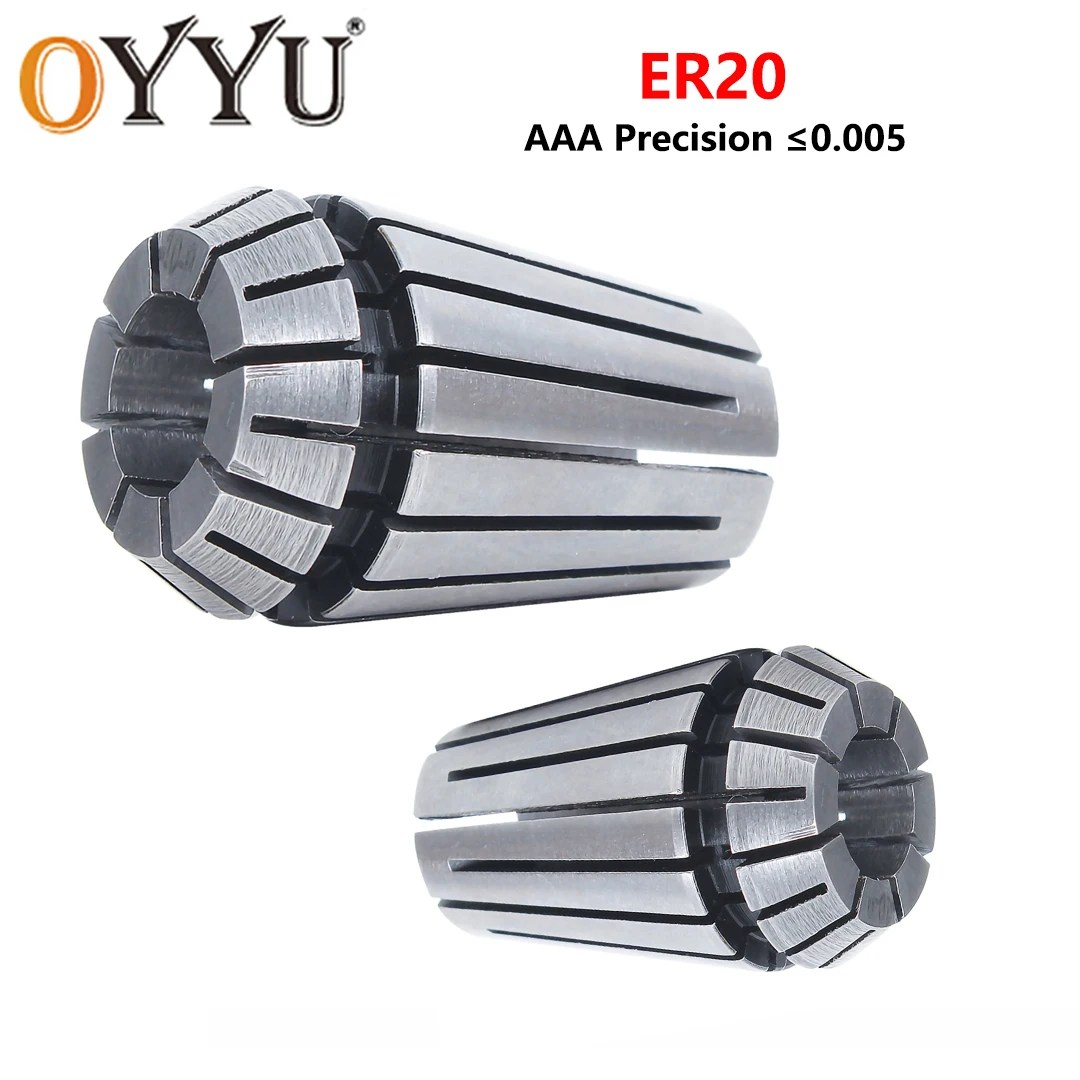 OYYU 1pcs ER20 Spring Collet AAA 0.005 CNC Tool Holder Clamping Collet Chuck 1mm to 14mm Boring Bar Cutter Head Extension Rod
OYYU 1pcs ER20 Spring Collet AAA 0.005 CNC Tool Holder Clamping Collet Chuck 1mm to 14mm Boring Bar Cutter Head Extension Rod