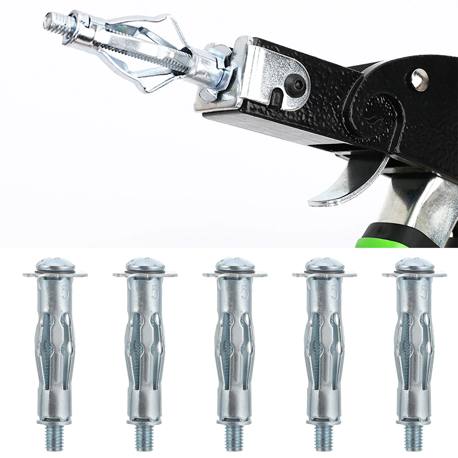 20 Pcs Expansion Bolt Plaster Wall Anchor Drywall Self Drilling Anchors Holder Hollow Nuts Steel Cavity Fixings
20 Pcs Expansion Bolt Plaster Wall Anchor Drywall Self Drilling Anchors Holder Hollow Nuts Steel Cavity Fixings