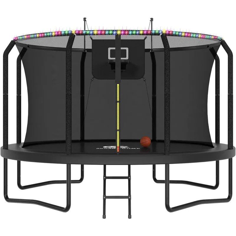ACWARM HOME Trampoline Outdoor 8FT 10FT 12FT 14FT 15FT 16FT Trampoline with Basketball Hoop and LED Lights, Recreational
ACWARM HOME Trampoline Outdoor 8FT 10FT 12FT 14FT 15FT 16FT Trampoline with Basketball Hoop and LED Lights, Recreational