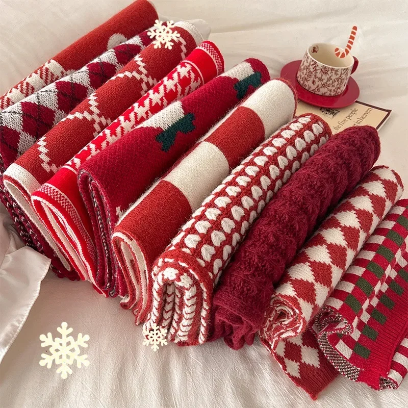 New Angola Red Scarf Women's Winter Christmas Matching Knitted Shawl Warm Soft Waist Neck Scarf for Men and Women Thick Beard
New Angola Red Scarf Women's Winter Christmas Matching Knitted Shawl Warm Soft Waist Neck Scarf for Men and Women Thick Beard