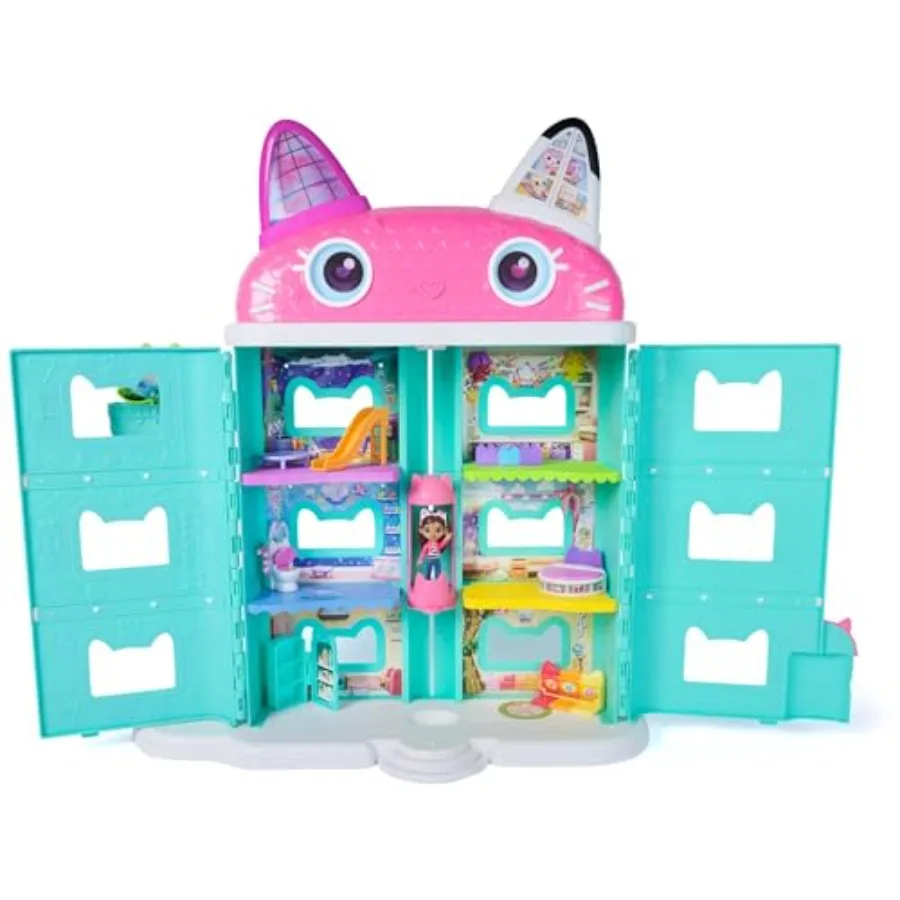 Gabby's Cat Dollhouse, Movie-Inspired Figure Accessories, Toys for Boys Girls Ages 3+, Indoor Playset, Plastic, Pink, Interacti
Gabby's Cat Dollhouse, Movie-Inspired Figure Accessories, Toys for Boys Girls Ages 3+, Indoor Playset, Plastic, Pink, Interacti