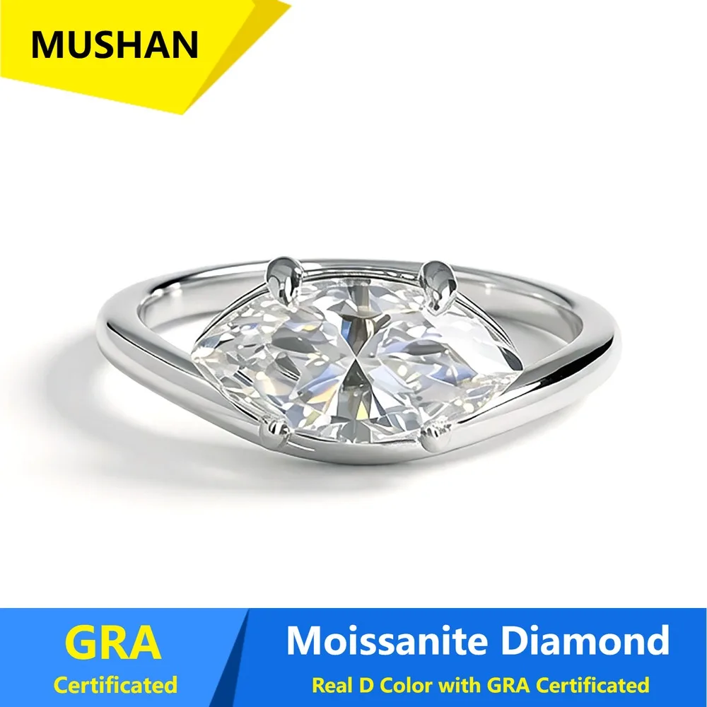 MUSHAN Luxury Jewelry 925 Sterling Silver Ring Band Women GRA Certificated Moissanite Diamond Emerald D Color Rings Fine Jewelry
MUSHAN Luxury Jewelry 925 Sterling Silver Ring Band Women GRA Certificated Moissanite Diamond Emerald D Color Rings Fine Jewelry