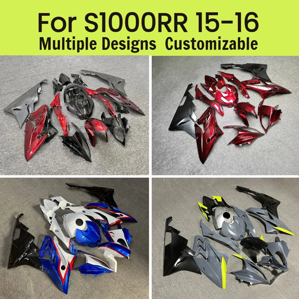 For BMW S 1000RR 2015 2016 Fairings Motorcycle S1000RR 15 16 Bodywork Fairing Kit ABS Injection Molding
For BMW S 1000RR 2015 2016 Fairings Motorcycle S1000RR 15 16 Bodywork Fairing Kit ABS Injection Molding