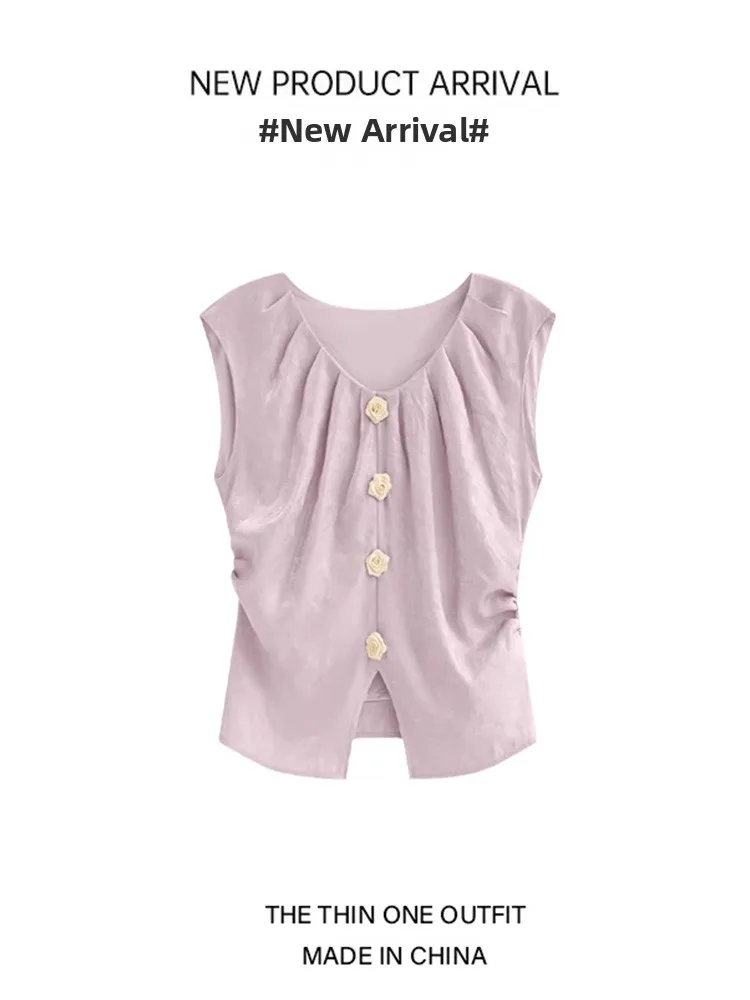 Летний фиолетовый топ Ele, женский топ Faion Street Sle Pear Body ape V-Ne Svel Floral Embellied Pleated irt
Летний фиолетовый топ Ele, женский топ Faion Street Sle Pear Body ape V-Ne Svel Floral Embellied Pleated irt