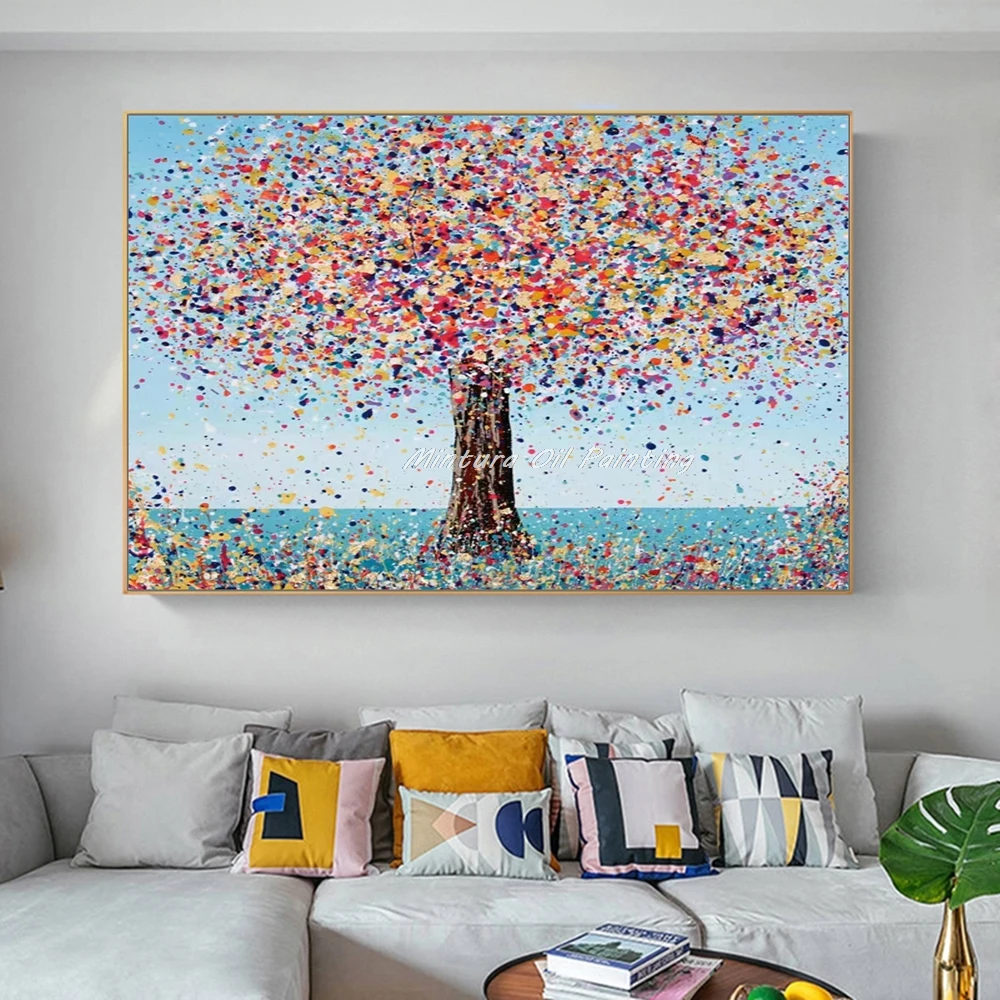 Mintura,Handpainted Knife Tree Oil Painting on Canvas,Abstract Folwers Art Poster,Modern Home Decoration,Wall Picture,Room Decor
Mintura,Handpainted Knife Tree Oil Painting on Canvas,Abstract Folwers Art Poster,Modern Home Decoration,Wall Picture,Room Decor