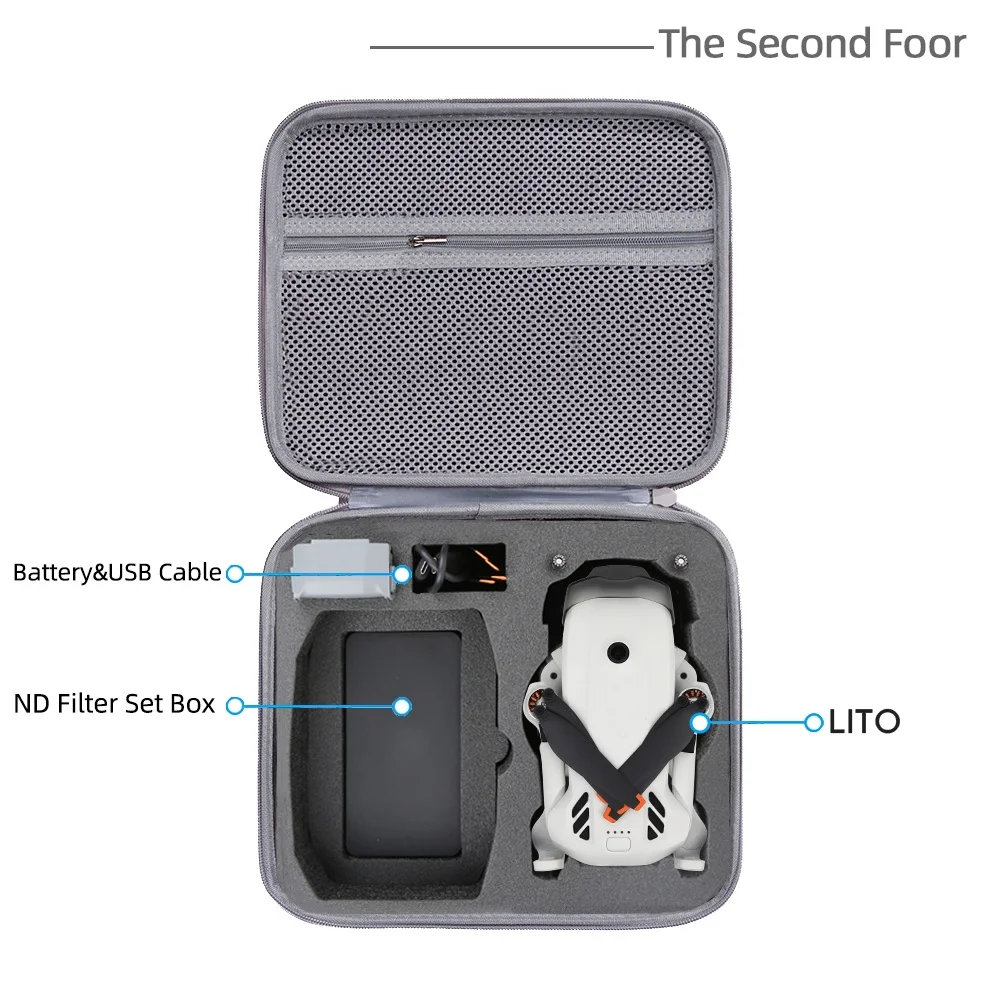 Large Capacity Portable Nylon Storage Bag for DJI Lito X1/ Lito1 Drone RC N3 Controller Kit
Large Capacity Portable Nylon Storage Bag for DJI Lito X1/ Lito1 Drone RC N3 Controller Kit