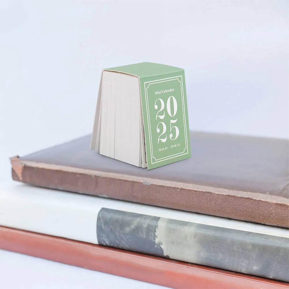 2Pcs Cute Mini Desk Calendar 2025 Tearable Daily Schedule Planner Vintage Narrative Poetry Series Thick Paper Clear Printing
2Pcs Cute Mini Desk Calendar 2025 Tearable Daily Schedule Planner Vintage Narrative Poetry Series Thick Paper Clear Printing