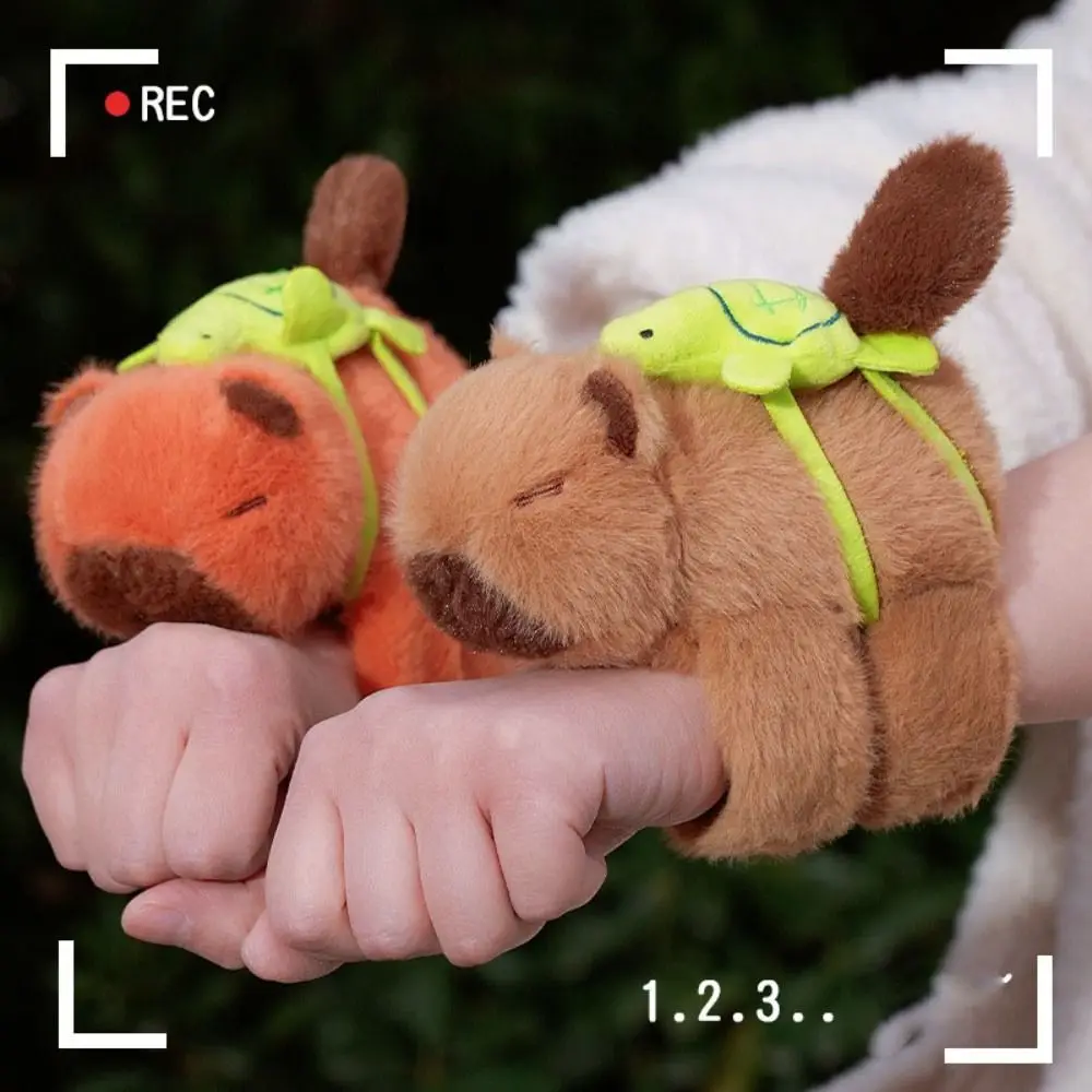 Capybara Rodent Slap Bracelet Series Simulation Rotatable Plush Doll Slap Bracelet Wagging Tail Soft Capybara Plush Wrist Band
Capybara Rodent Slap Bracelet Series Simulation Rotatable Plush Doll Slap Bracelet Wagging Tail Soft Capybara Plush Wrist Band