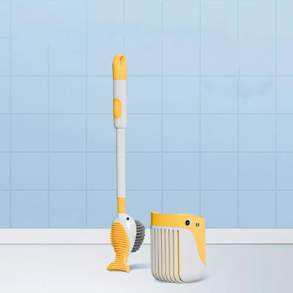 Cleaning Tools Silicone Toilet Brush Set Non-Slip Hanging Hole Toilet Scrubber Cute Durable Toilet Cleaner with Holder Bathroom
Cleaning Tools Silicone Toilet Brush Set Non-Slip Hanging Hole Toilet Scrubber Cute Durable Toilet Cleaner with Holder Bathroom