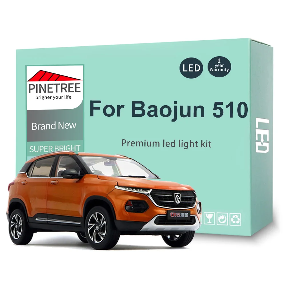 7Pcs Car Led Interior Light Kit For Baojun 510 2017 2018 2019 2020 2021 Dome Trunk License plate lights
7Pcs Car Led Interior Light Kit For Baojun 510 2017 2018 2019 2020 2021 Dome Trunk License plate lights