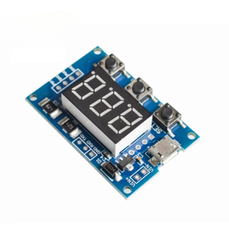2 Channel PWM Adjustable Module, Pulse Frequency Duty Cycle Square Wave Signal Generator for Stepper Motor Driver
2 Channel PWM Adjustable Module, Pulse Frequency Duty Cycle Square Wave Signal Generator for Stepper Motor Driver