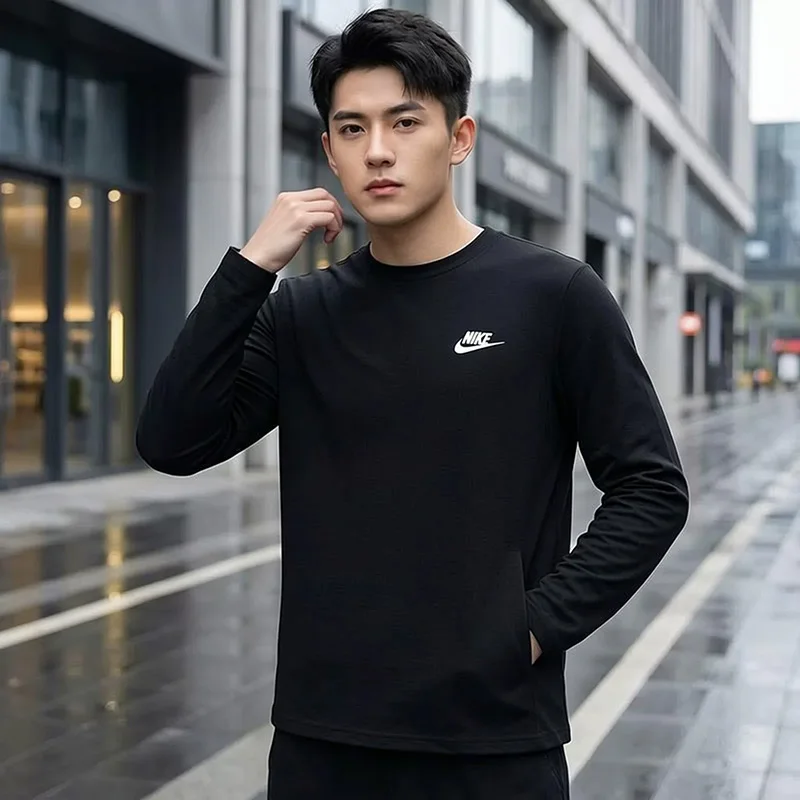 Nike Pure Cotton Thin Long-Sleeved Running Sports T-Shirt Loose Sweatshirt for Men AR5194-010
Nike Pure Cotton Thin Long-Sleeved Running Sports T-Shirt Loose Sweatshirt for Men AR5194-010