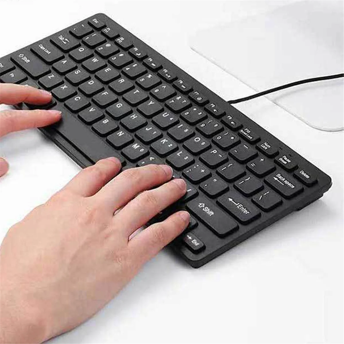 CHYY NEW Компактная проводная клавиатура USB - Ультратонкая клавиатура для ПК Мини-игровая клавиатура Черный ГОРЯЧИЙ
CHYY NEW Компактная проводная клавиатура USB - Ультратонкая клавиатура для ПК Мини-игровая клавиатура Черный ГОРЯЧИЙ
