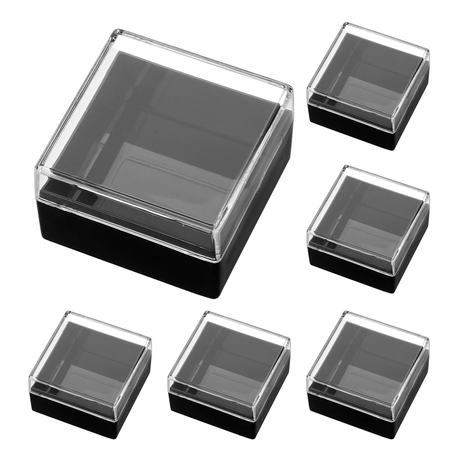 6 Pcs Specimen Display Box 40x40x24mm Transparent Acrylic Case Mineral Sample Container Black Base Jewelry Organizing Craft
6 Pcs Specimen Display Box 40x40x24mm Transparent Acrylic Case Mineral Sample Container Black Base Jewelry Organizing Craft