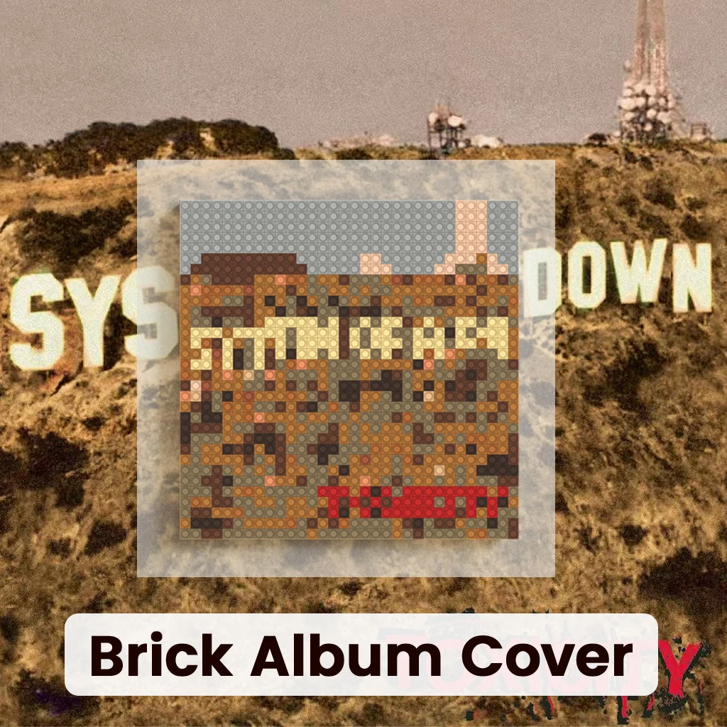 S-System Of A Down Album Cover Brick Pixel Art DIY 3D Mosaic Metal Music Poster Building Blocks Nu Metal Hard Rock Wall Decor
S-System Of A Down Album Cover Brick Pixel Art DIY 3D Mosaic Metal Music Poster Building Blocks Nu Metal Hard Rock Wall Decor