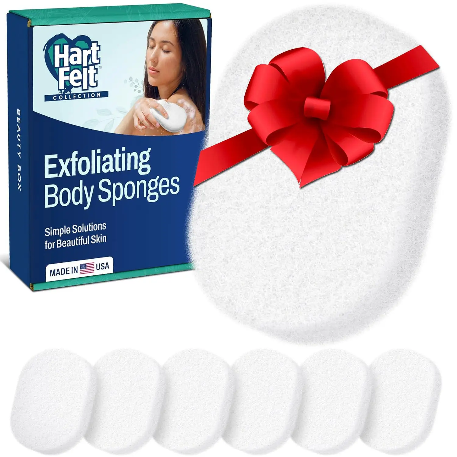 7 Pack Body Exfoliation Sponges with Body Wash Scrubber, Super Soft Bath Sponges for Shower Women & Men, Gift Box
7 Pack Body Exfoliation Sponges with Body Wash Scrubber, Super Soft Bath Sponges for Shower Women & Men, Gift Box