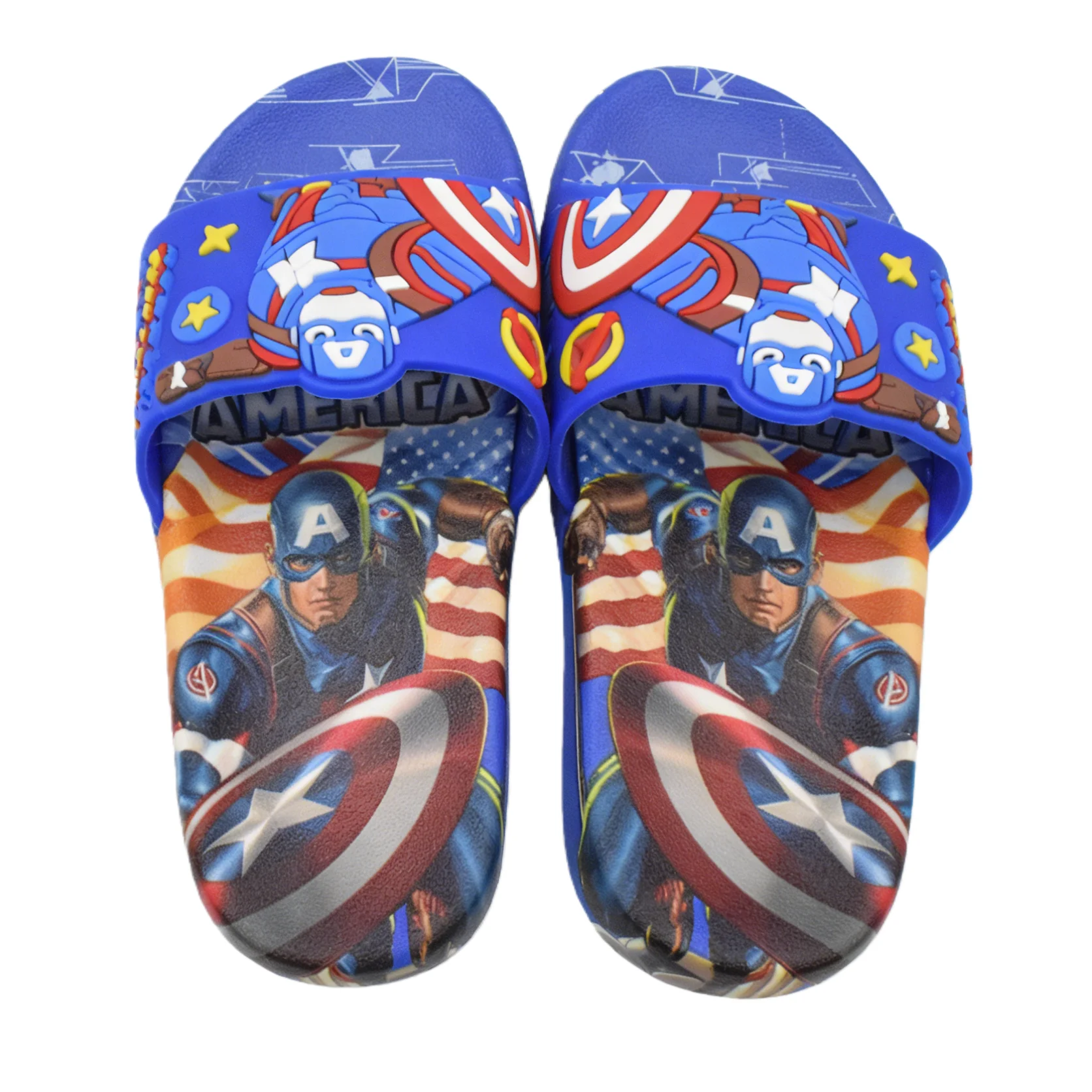 Marvel Kids'Slippers PVC Fashion Summer Flat Shoes For Boys Anti-slip Thick Bottom Beach Shoes Iron Man Designer Blue Size 26-35
Marvel Kids'Slippers PVC Fashion Summer Flat Shoes For Boys Anti-slip Thick Bottom Beach Shoes Iron Man Designer Blue Size 26-35