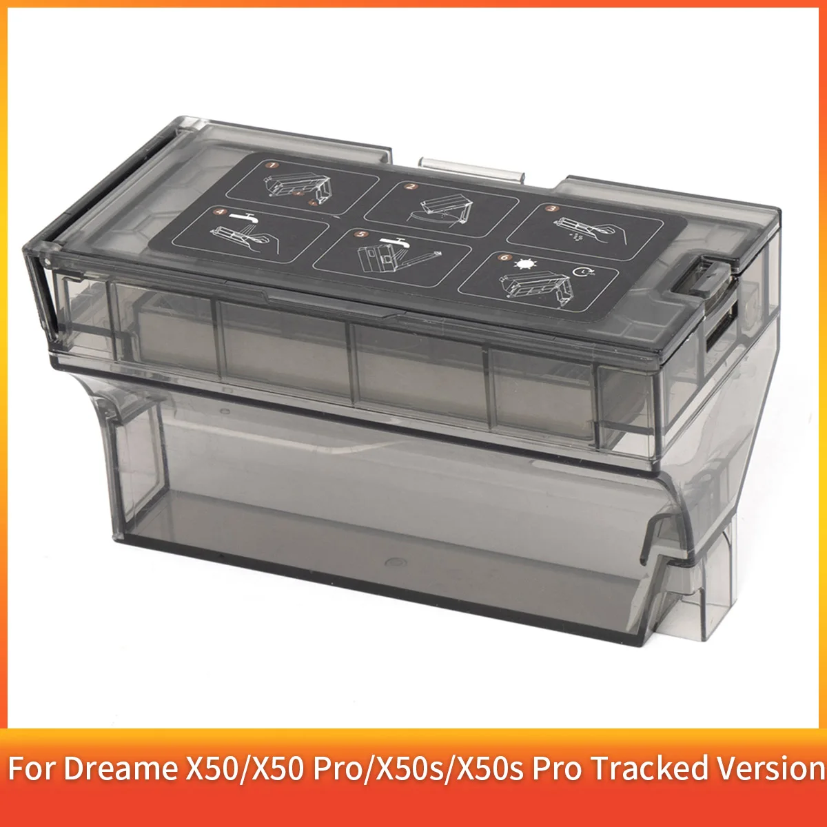 Dust Box Replacement With Filter For Dreame X50/X50 Pro/X50s/X50s Pro Tracked Version Vacuum Cleaner Parts Trash Box
Dust Box Replacement With Filter For Dreame X50/X50 Pro/X50s/X50s Pro Tracked Version Vacuum Cleaner Parts Trash Box