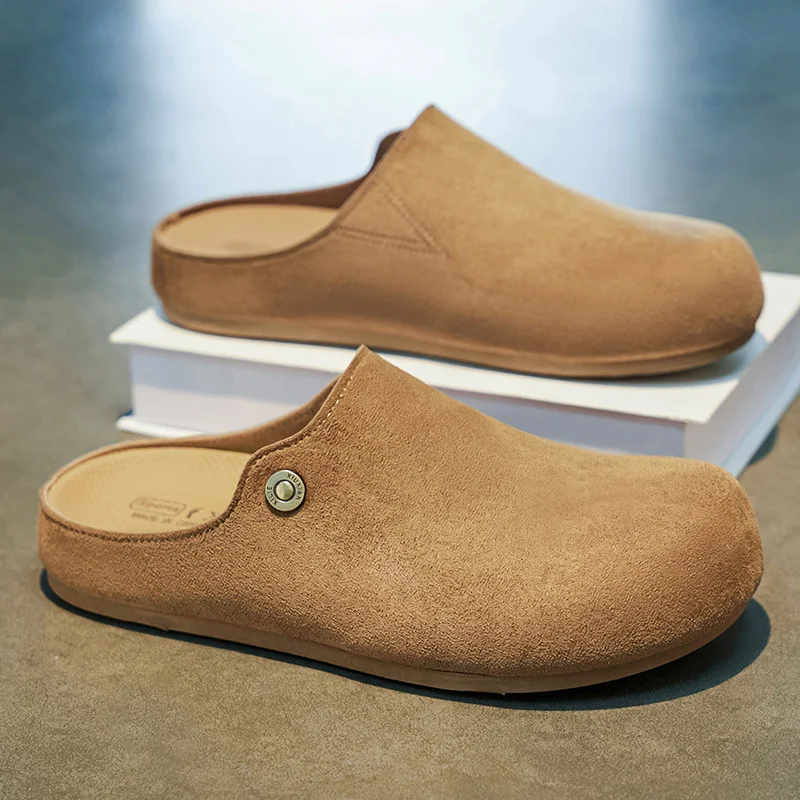 Birkent Men's Slip-On Summer Outdoor Slippers Office Anti-Slip Mules Large Size Comfortable Casual Slipper Shoes for Men
Birkent Men's Slip-On Summer Outdoor Slippers Office Anti-Slip Mules Large Size Comfortable Casual Slipper Shoes for Men
