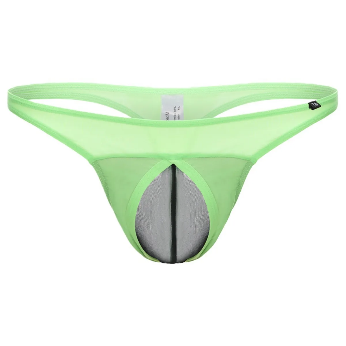 Men's Ice Silk Mesh G-String Thong Low Waist Open Front U-Pouch High Elastic Breathable Underwear
Men's Ice Silk Mesh G-String Thong Low Waist Open Front U-Pouch High Elastic Breathable Underwear