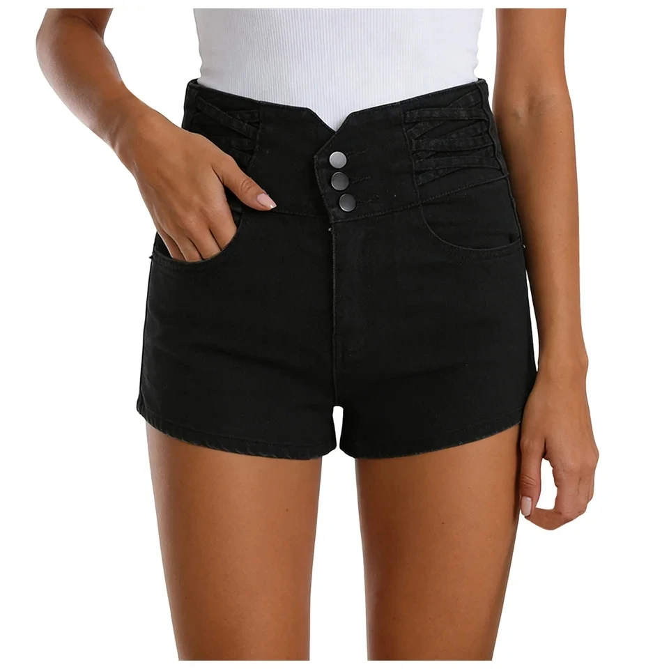 Korean Fashion Denim Shorts For Women Summer High Waist Skinny Shorts Fashion Harajuku Y2K Streetwear Basic Short Pants шорты
Korean Fashion Denim Shorts For Women Summer High Waist Skinny Shorts Fashion Harajuku Y2K Streetwear Basic Short Pants шорты