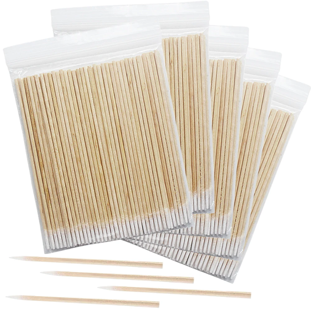 500/1000pcs Disposable Cotton Swab Micro Brushes Lint Free Wood Cotton Buds Ear Clean Stick Eyelash Extension Glue Removing Tool
500/1000pcs Disposable Cotton Swab Micro Brushes Lint Free Wood Cotton Buds Ear Clean Stick Eyelash Extension Glue Removing Tool