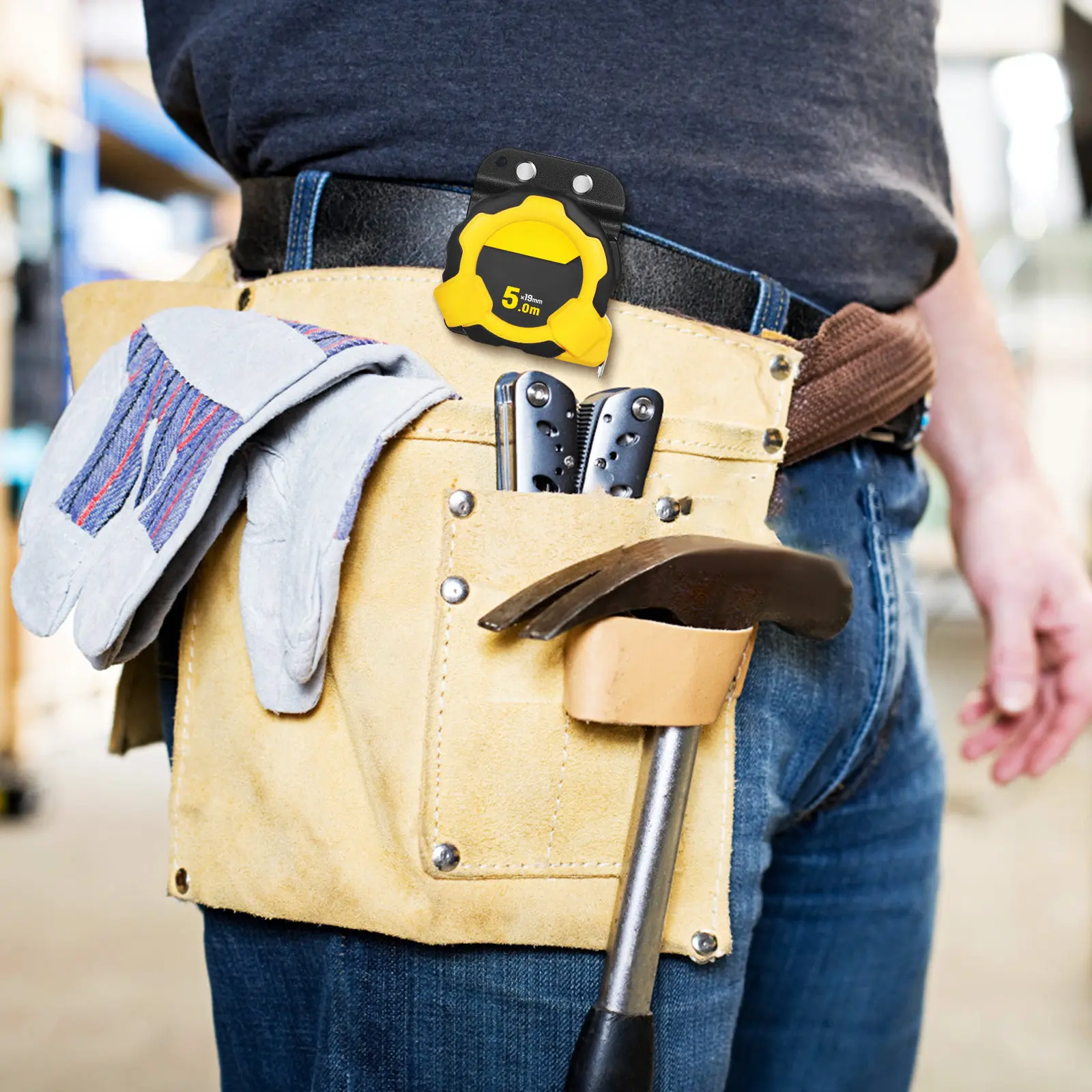 Tactical Tape Measure Belt Clip Stainless Steel Nylon Heavy Duty Secure Fit for Construction Carpentry DIY Measuring Tools
Tactical Tape Measure Belt Clip Stainless Steel Nylon Heavy Duty Secure Fit for Construction Carpentry DIY Measuring Tools