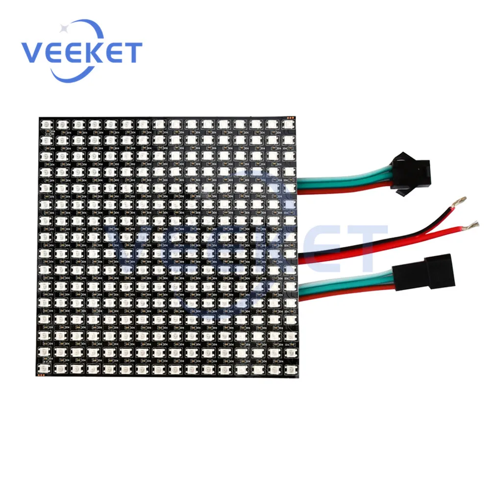 WS2812 Full Colour Pixel Programmable Soft Screen LED Beads Soft Matrix Panel DC5V Can Make Festive Ambient Decorative Lights
WS2812 Full Colour Pixel Programmable Soft Screen LED Beads Soft Matrix Panel DC5V Can Make Festive Ambient Decorative Lights
