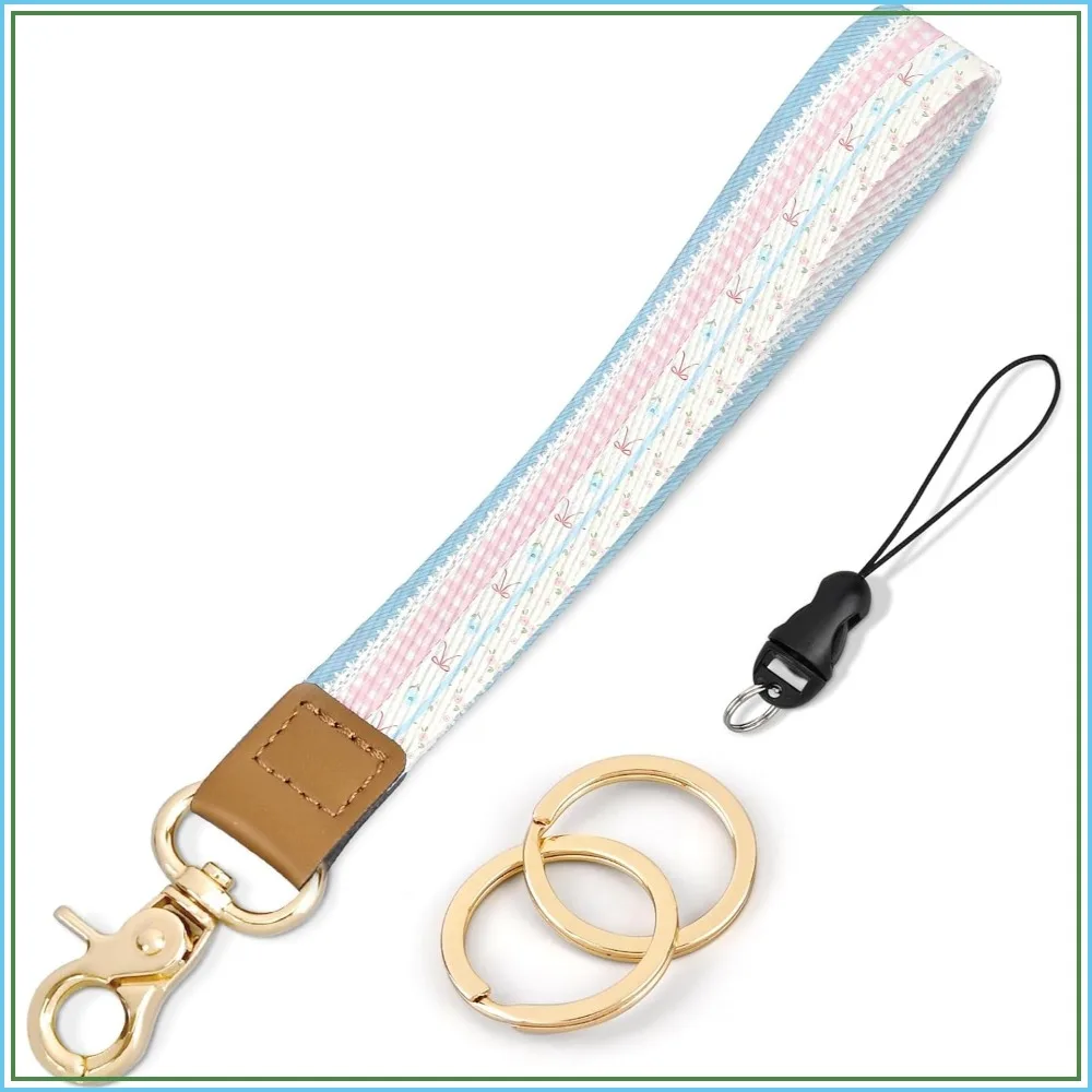 Cute Wristlet Keychain for Women - Wrist Strap for Keys, Wallet, ID Holder, Cell Phone
Cute Wristlet Keychain for Women - Wrist Strap for Keys, Wallet, ID Holder, Cell Phone