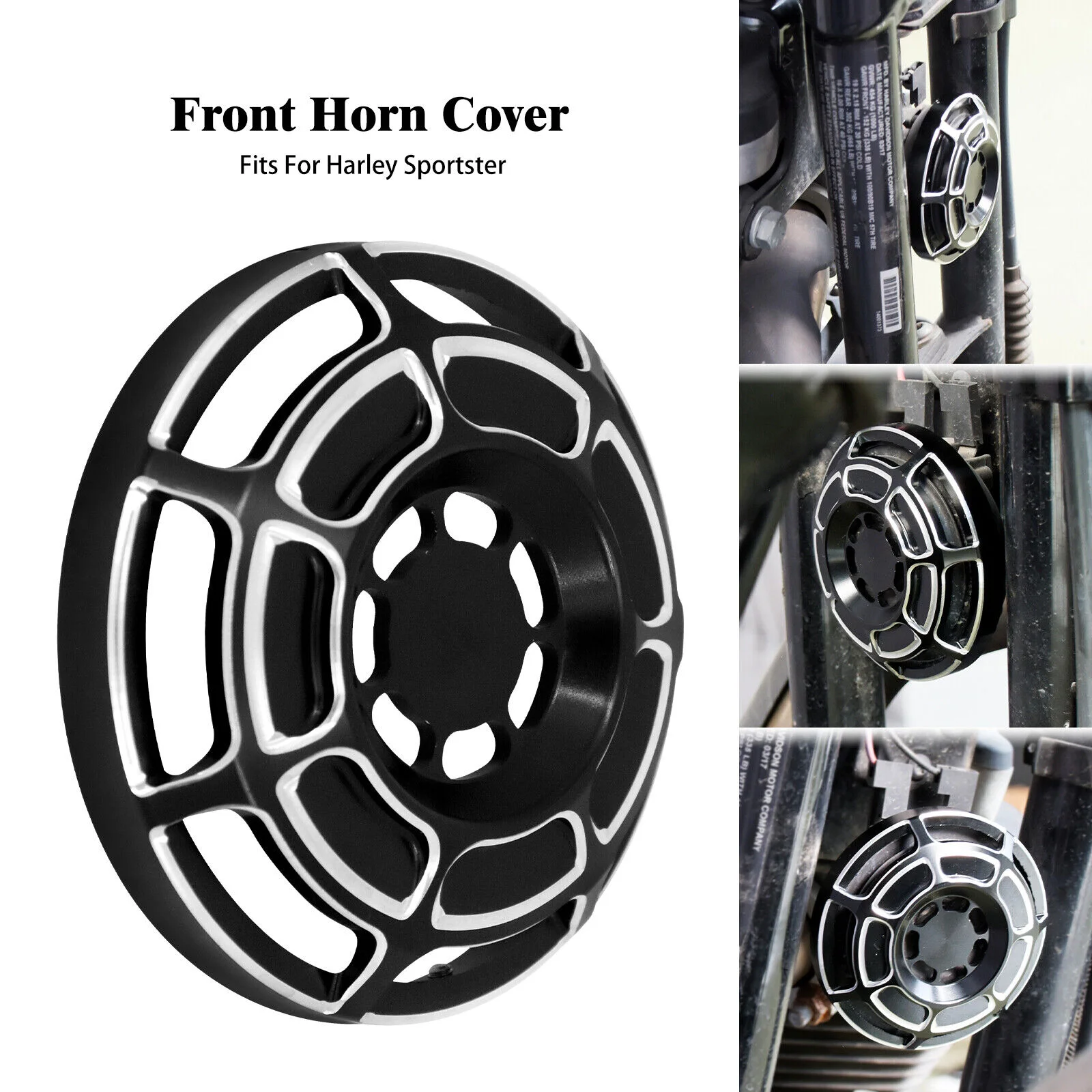 Motorcycle Front Horn Speaker Cover billet aluminum For Harley Sportster XL 883 1200 1996+
Motorcycle Front Horn Speaker Cover billet aluminum For Harley Sportster XL 883 1200 1996+