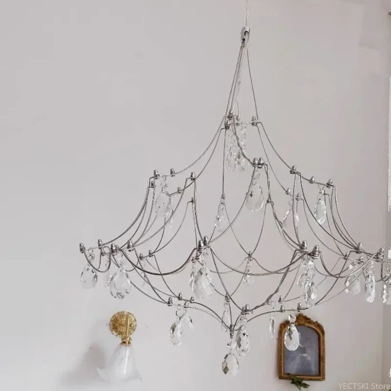 GHEUVNJ French Medieval Simple Crystal Living Room Personalized Duplex Apartment Pendant Light
GHEUVNJ French Medieval Simple Crystal Living Room Personalized Duplex Apartment Pendant Light