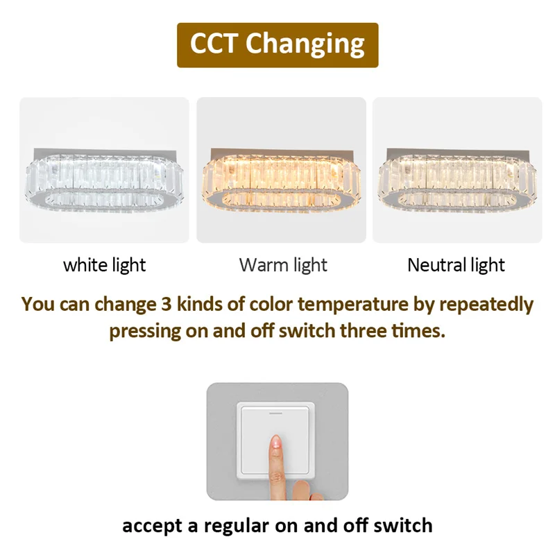 Modern Crystal Ceiling Lamp Oval Led Chandelier Corridor Bedroom Aisle Lustre Home Decor Kitchen Lustres Luminaire Pendant Light
Modern Crystal Ceiling Lamp Oval Led Chandelier Corridor Bedroom Aisle Lustre Home Decor Kitchen Lustres Luminaire Pendant Light