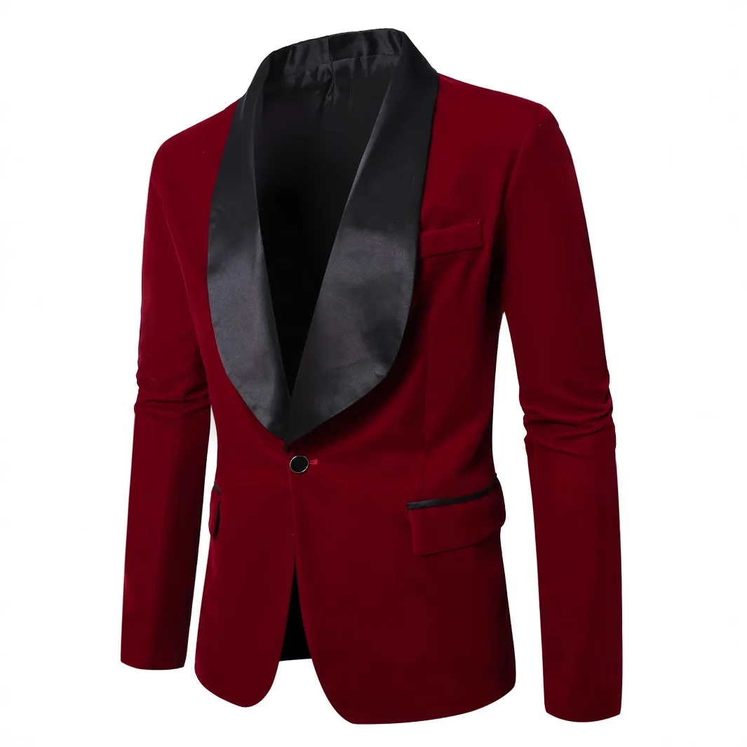 Men's Velvet Blazer Business Casual Wedding Suit Banquet Officiating Dress Jacket Blazer
Men's Velvet Blazer Business Casual Wedding Suit Banquet Officiating Dress Jacket Blazer